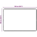  Tepih trkač Crna 100 x 150 cm 100% Polipropilen Tuft | shoptok.hr