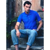 Fruit Of The Loom Niebieska koszulka męska polo Tailored Fit Friut of the Loom | Shoptok.si
