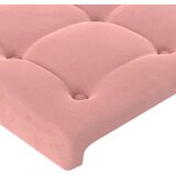  Okvir za krevet s uzglavljem ružičasti 100x200 cm baršunasti | shoptok.hr