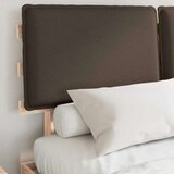  Krevetni okvir s tapiciranim uzglavljem Sivo-smeđa 135 x 190 cm | shoptok.hr