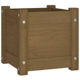 Maison Chic Vrtno cvetlično korito - Cvetlični Lonec medeno rjavo 31x31x31 cm trdna borovina, (21788994) Cene
