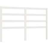  Uzglavlje za krevet bijelo 166 x 4 x 100 cm od masivne borovine | shoptok.hr