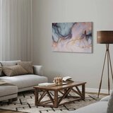  Slika - Pastel stones - pink and blue structures on a marble base 120x80 Na talijanskom platnu | shoptok.hr