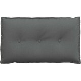  Jastuk za leđa Tamno siva 80 x 19 x 50 cm tkanina | Eponuda.com