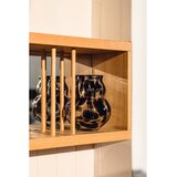 noo.ma Temno rjava steklena ročno izdelana vaza (višina 22 cm) Dam – | Shoptok.si