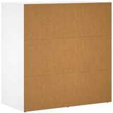  Komoda bijeli 79x38x80 cm od konstruiranog drva | Eponuda.com