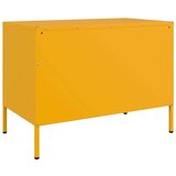 vidaXL TV omarica gorčično rumena 68x39x50,5 cm jeklo | Shoptok.si