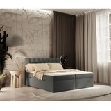 Maison de Rêve Temno siva boxspring postelja s prostorom za shranjevanje 160x200 cm Novento – | Shoptok.si