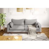 Ropez Svijetlo siva sofa od samta 220 cm Beata – | shoptok.hr
