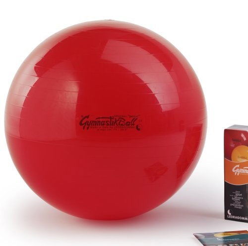 Žoga PEZZI GymBall, rdeča, škatla, 75 cm