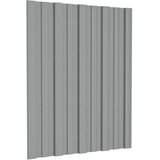 Krovni panel 12 pcs Sivi 60 x 45 cm Pocinčani čelik - Sivi 60 x 45 cm 12 | shoptok.hr