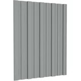 panel 12 pcs Sivi 60 x 45 cm Pocinčani čelik - Sivi 60 x 45 cm 12