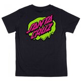 Santa Cruz Majice & Polo majice Youth slime dot t-shirt Črna u