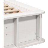 vidaXL krevetna konstrukcija s pohranom bijelo 90 x 190 cm boja drva | shoptok.hr