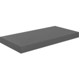 Maison Chic Stenska polica - Viseča Polica visok sijaj siva 50x23x3,8 cm MDF, (21784707) Cene