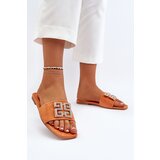 Boto Women's Flat Sandals with Orange Decoration Inaile | ePonuda.com