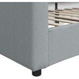 vidaXL Dnevni krevet svjetlosivi 90 x 190 cm od tkanine | shoptok.hr