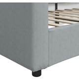 vidaXL Raztegljiva postelja svetlo siva 90x190 cm blago | Shoptok.si