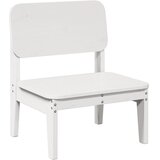  Vrtne stolice 2 kom bijele 60x52,5x72 cm od masivne borovine | shoptok.hr