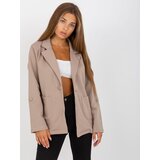 RUE PARIS Blazer-RV-MA-8071.19P-dark beige | shoptok.hr