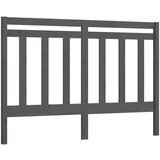  Uzglavlje za krevet sivo 146 x 4 x 100 cm od masivne borovine | shoptok.hr