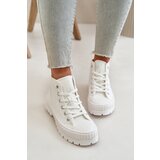 Big Star Women's sneakers with ankle choke Big Star white | Shoptok.si