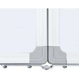  magnetna tabla zložljiva 150x80x1,7 cm aluminij, (21413959) | Shoptok.si