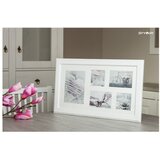 Styler Bijeli okvir za 5 fotografija Malmo, 51 x 27 cm Cijene