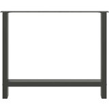 vidaXL Noge za blagovaonski stol antracit boje 2 kom 100 x (72-73) cm čelik - Antracit 100 x (72-73) cm 2 1 | shoptok.hr