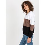 RUE PARIS Sweatshirt-RV-BL-8328.72-white-black | Shoptok.si