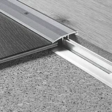 Prehodni profil 401 (Plemenito jeklo mat, 0,9 m x 38 mm, Vrsta montaže: Vijaki)
