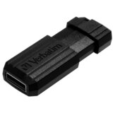 Verbatim PinStripe 128GB, USB 2.0, 10/4MB/sec pendrive, črn | Shoptok.si