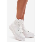 Boto Insulated High Women's Sneakers On Platform Zip White Sarira | shoptok.hr