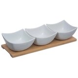Secret de Gourmet TAJNA GURMANA Set činija na poslužavniku 30x10x7cm, 3 komada | Eponuda.ba