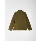 Sinsay Flis dukserica half-zip s natpisom | shoptok.hr