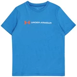 Under Armour Funkcionalna majica modra / oranžna / bela