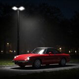  LED solarna ulična lampa sa senzorom LED/15W/6V 6500K IP65 crna + daljinski upravljač | Eponuda.com