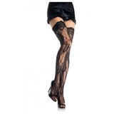 Leg Avenue Samostoječe nogavice Lace and Net Cene