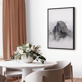  Slika - Half Dome (1 Part) Vertical 40x60 U crnom drvenom okviru | shoptok.hr