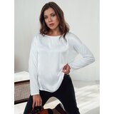 DStreet Bluzka damska oversize SILKINEA z wisiorkiem biała | ePonuda.com