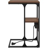  Noćni ormar Smeđi hrast 41.5 x 26 x 60.5 cm Konstruirano drvo | shoptok.hr