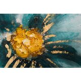  Naslikana slika na platnu cvetje 1-delna CWF1973WE1 - 70x70 cm () | shoptok.hr