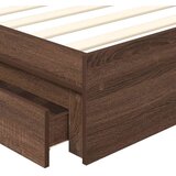  Okvir za krevet s ladicama Smeđi hrast 100 x 200 cm | shoptok.hr
