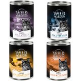 Wild Freedom Adult Sterilised 6 x 400 g - receptura brez žitaric - Mešano pakiranje (čisti piščanec, morski losos, zajec, raca) | shoptok.hr