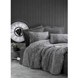  sooty - grey grey ranforce double quilt cover set Cene