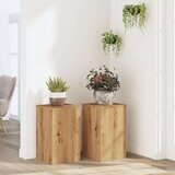  Stalci za biljke 2 kom boja artisian hrasta 30x30x50 cm drveni | shoptok.hr