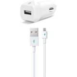 Ttec Autopunjač - Uni 1xUSB - White - +MicroUSB cable 1m Cijene