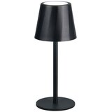  Mat črna LED namizna svetilka s kovinskim senčilom (višina 21 cm) Diaz – | Shoptok.si