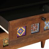  Noćni ormar Smeđa 50 x 33 x 62 cm Čvrsto drvo manga | shoptok.hr