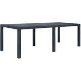  Vrtni stol antracit 220 x 90 x 72 cm plastika s izgledom ratana | shoptok.hr